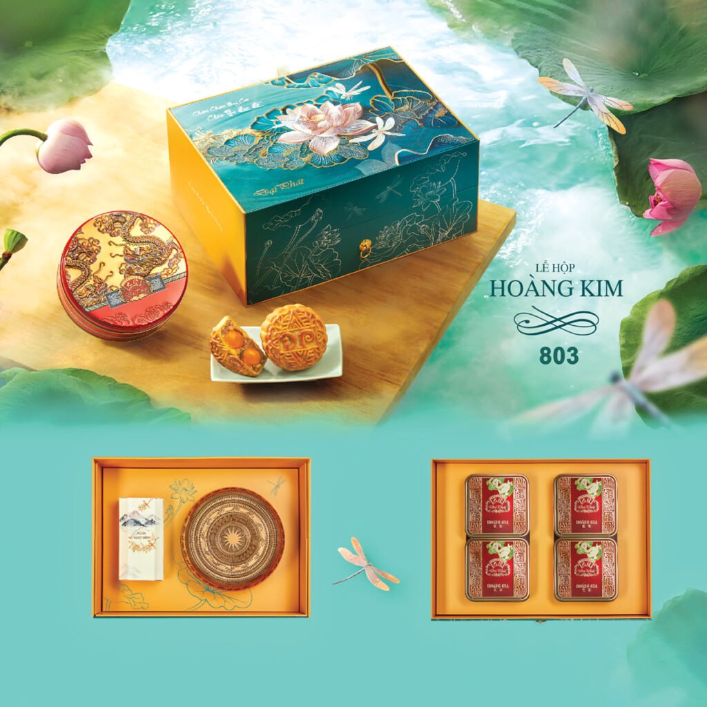 Bánh Trung Thu Đại Phát 803 - Lễ Hộp Hoàng Kim