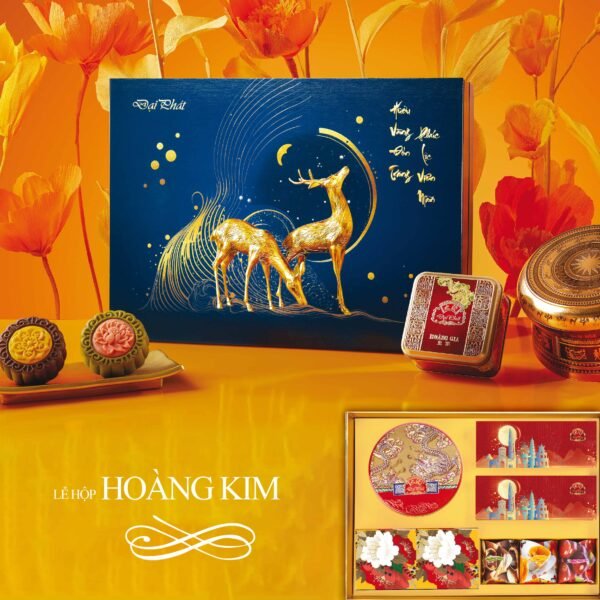 Bánh Trung Thu Đại Phát 801 - Lễ Hộp Hoàng Kim