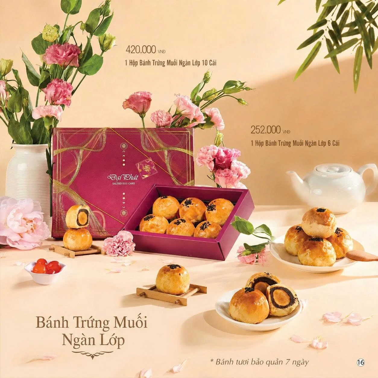 Lễ Hộp Bánh Trứng Muối Ngàn Lớp - Ảnh 4